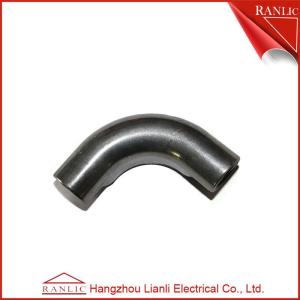 White Inspection Bend Conduit Junction Box 2 Way Aluminum Pipe Fittings , 20mm