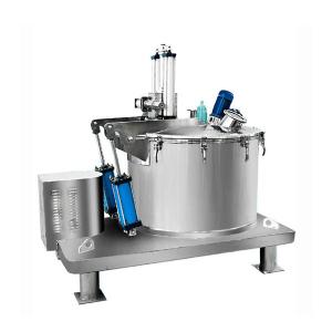 Scraper Bottom Discharge Chemical Centrifuge Machine / Peeler Basket Centrifuge
