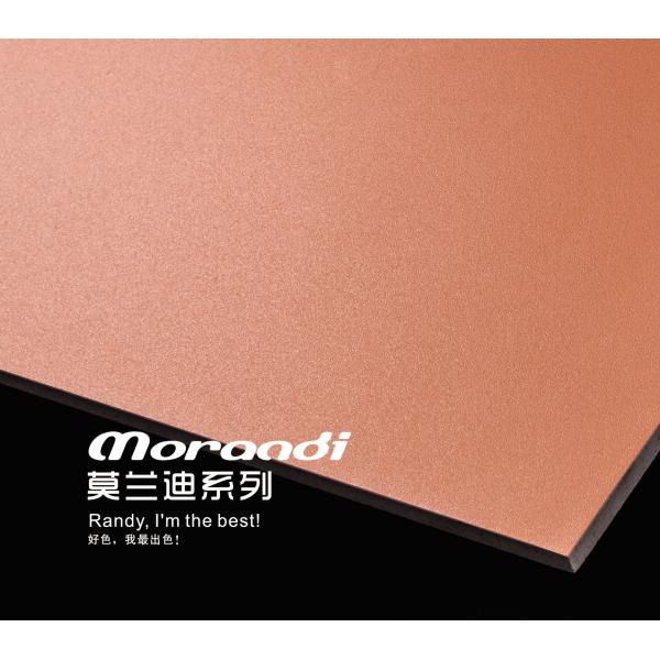 Orange Soft Glazed Porcelain Tiles 400x800mm 600x1200mm Non-Slip