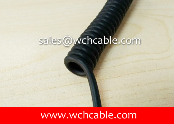 Buy UL20084 Gas Resistant TPU Sheathed Spiral Cable at wholesale prices