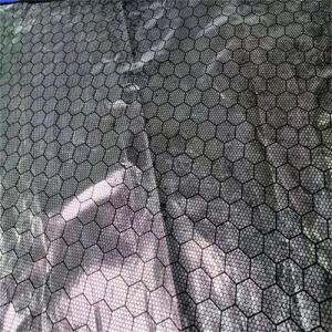 Solid 65GSM Polyester Taffeta Fabric 290t Hot Silver Foil