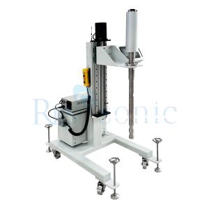 Ultrasonic metal melting homogenizer machine for liquid processor with lifting