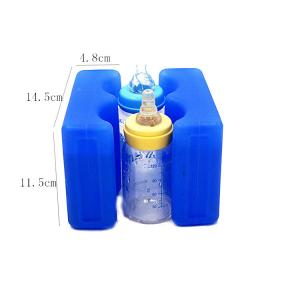 Thin Blue Costomized Gel Filled Ice Packs For Wine Cooler Box