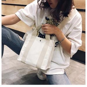 Bag Interval Pockets crossbody Sling 12cm Canvas Bag