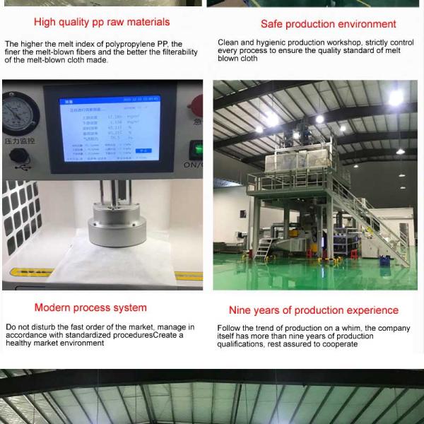 40gram Melt Blown Cloth 100% Polypropylene Spunbonded Nonwoven Fabric