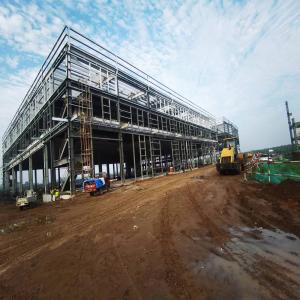 Durable Light Steel Frame Building Construction Weather Resistant Steel