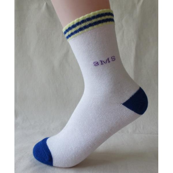Buy Plain color combed cotton ODM customized logo sports socks for school students at wholesale prices
