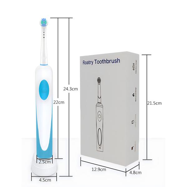 360 Rotating Electric Toothbrush Rechargeable EU-Patent Toothbrush With Round