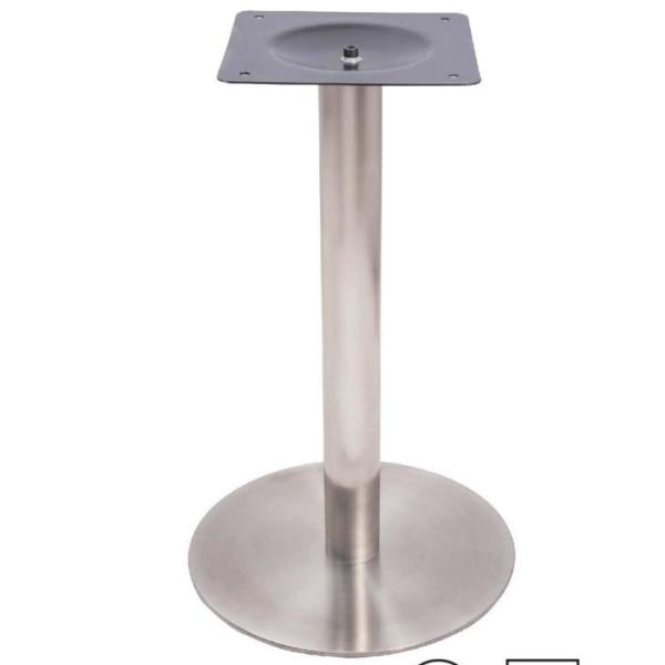 Buy Round Base Stainless Steel Table Legs Commercial Furniture Height 28'' Outdoor at wholesale prices