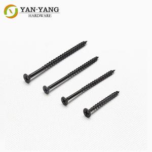 China Furniture Hardware Dry wall screw black phosphating cross tapping screws on sale