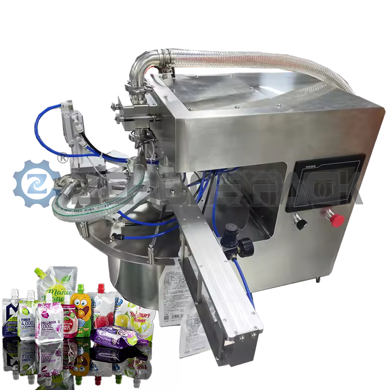 Desktop Rotary Table Automatic Electric Filling Capping Integrated Machine Easy