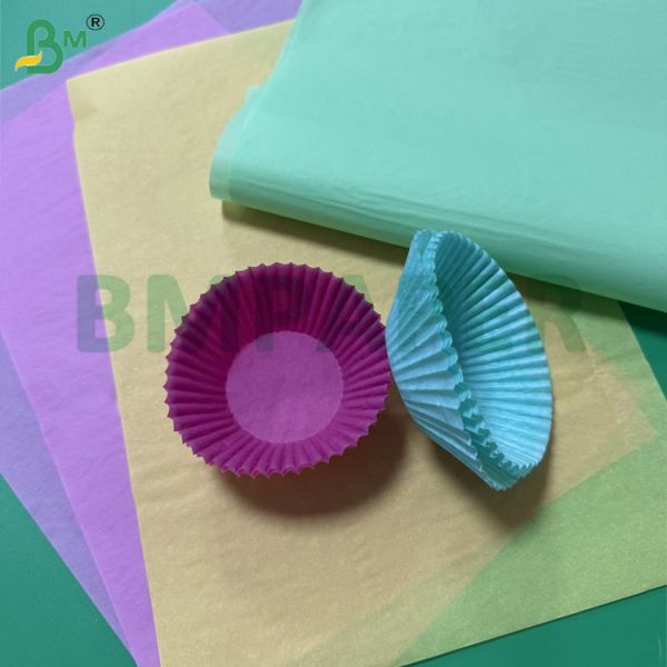 40gsm Food Grade Color Paper Roll For Making Cupcake Mould Muffin Holder 