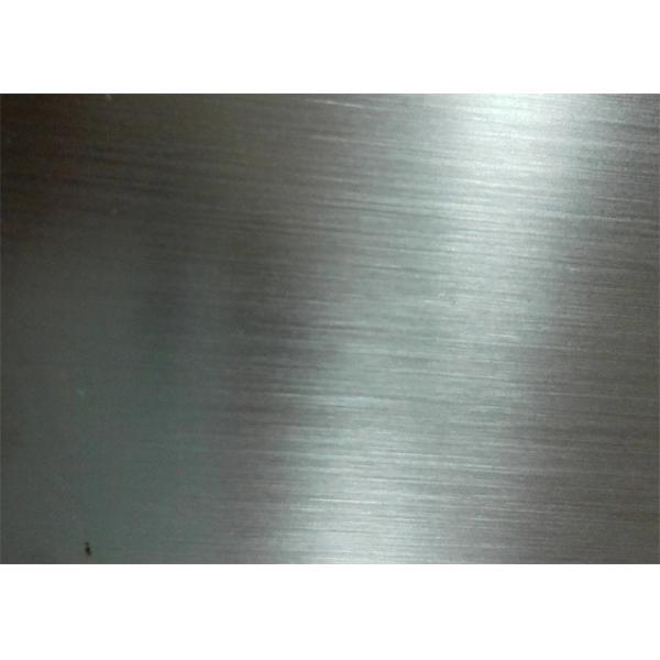 Buy Hairline Stainless Steel Plate NO.4 Brushed Surface Finish 0.3mm Thick 1000mm Width at wholesale prices