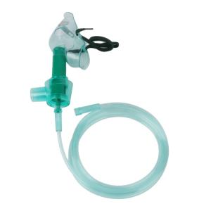 12LPM Adjustable Oxygen Mask , Medical PVC O2 Face Mask Disposable