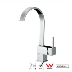 Kitchen Sink Faucets , Cupc Certification Single Handle Mixer Tap
