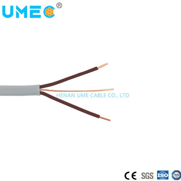 2.5mm2 Twin &amp; Earth Flat TPS Cable Power Cable Low Voltage PVC Insulation Earth Wire 6242y