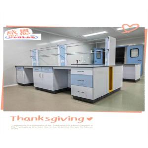 Custmized Lab Island Bench Export Plywood Package For Lab Furnitures Modular Structure