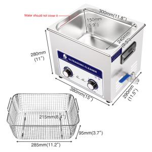 10L 240w Skymen Ultrasonic Cleaner For Scientific Samples