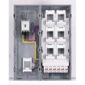 White Durable Commercial Meter Box Lockable Surface Mounted With Scientific