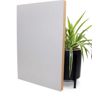 Anti-yellow 730kgs/Cbm Matte PET Laminated MDF Panels