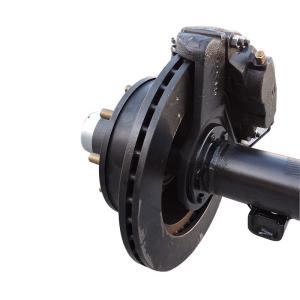 Straight Axle 7000 lb Trailer Axle with Disc Brakes