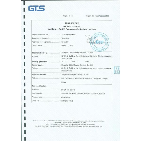 Aolly Ladder Test Report-page 1
