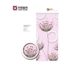 New design 3D printed window blinds for window decoration 100% polyester printed