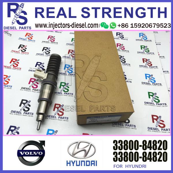 Diesel Injector 33800 84820 33800-84820 3380084820 21306407 BEBE4D19002 For Hyundai D6CC Engine