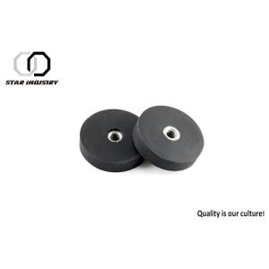 Black Rubber Coated Neodymium Magnets For Flexible Magnetic Flashlight