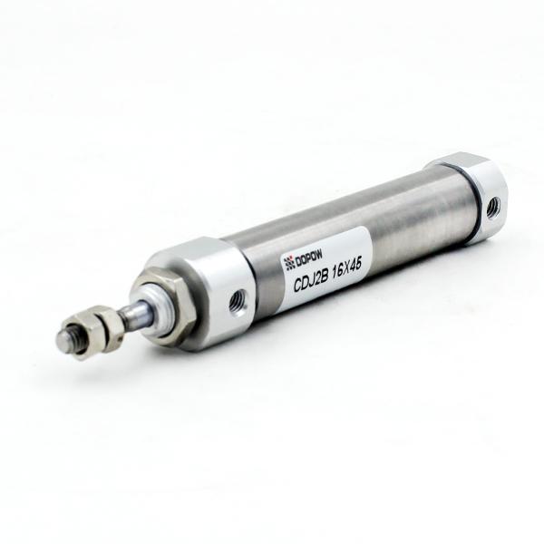 Buy CJ2B Series Gray Stainless Steel Small Piston Cylinder / Compression Cylinder at wholesale prices