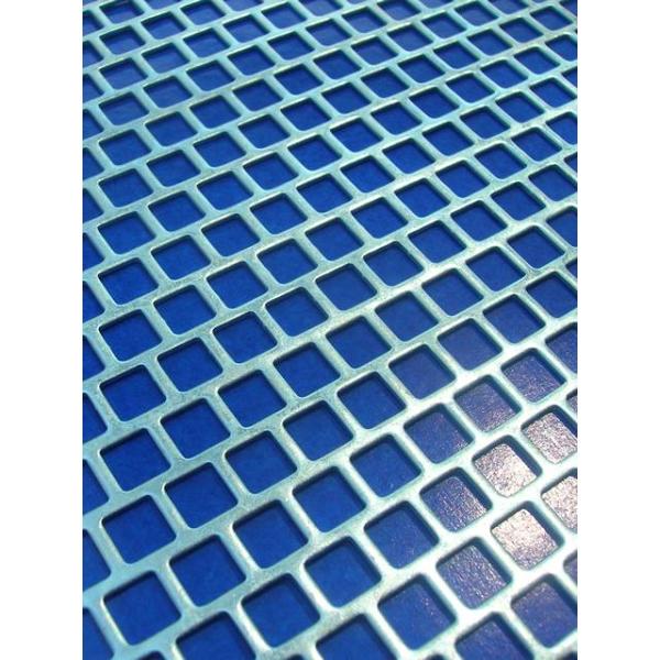 Square hole perforated stainless steel sheet
