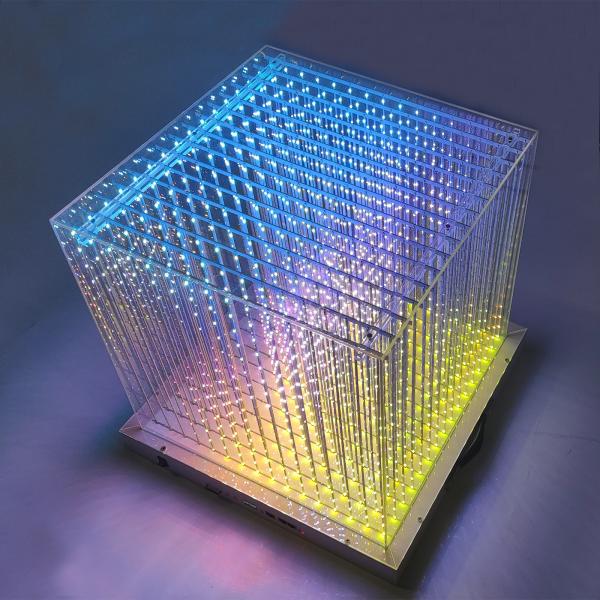 3D Light Cube Luminous 50000 Working Hours Perfect 3D exhibition cabinet