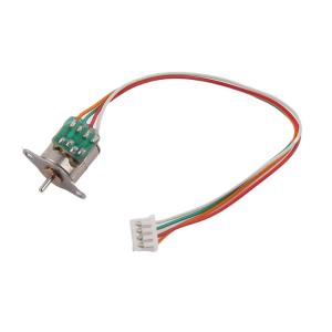2 phase 4 wire mini stepper motor Durable 8mm Micro Linear Dc Motor , 3.3V 0.2A