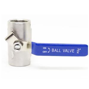 High Temperature Steam Female Thread Switch Valve 201/304 Stainless Steel Ball