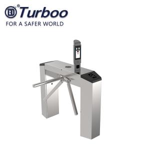 Security Tripod Turnstile Gate With Alarm Function IC Card Control