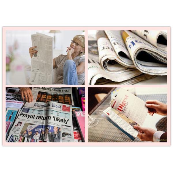 Virgin Wood Pulp 42g 45g Newsprinting Paper Sheets For Magazine Virgin Wood Pulp 42g 45g Newsprinting Paper Sheets For Magazine