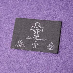 Washable Polyester Woven Clothing Labels For Clothing Garment Bags