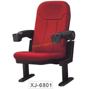 China Fabric Conference / Church / Auditorium Hall Chairs With Movable Armrest on sale