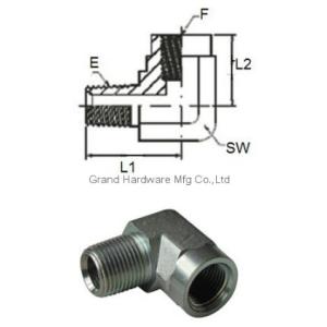 Quality male thread NPT,BSP,Metric precision hydraulic steel fittings for sale