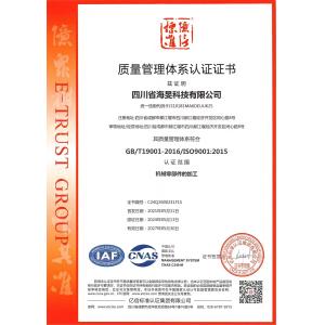 Sichuan Haimin Technology Co., Ltd Certifications