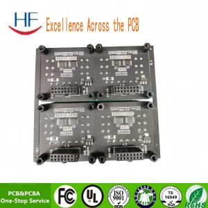 FR4 1.6mm 2 layer black solder mask board pcba pcb assembly service Digital tube