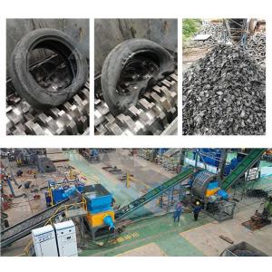 China Tire Recycling Line Machine Tyre Chips Scrap Shredder