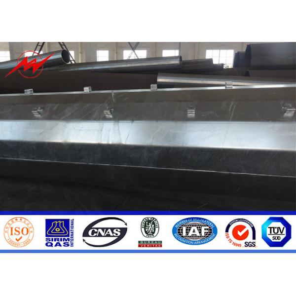 Buy Galvanised 70ft Electrical Power Pole Distribution For 132kv 69kv Philippines Project at wholesale prices