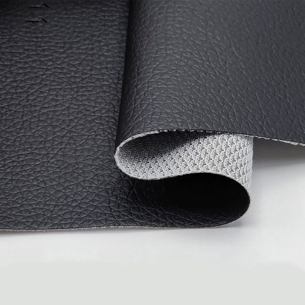 The Thickness of 0.6 Pvc 137 D90 LTear Resistance Artificial Synthetic Lychee Patterns Leather Car Mat Seat Cover Leather Fabric