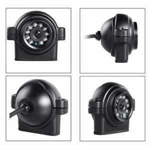 3 Lamp Array Rear View Mirror Backup Camera 1080P 2.8 / 3.6mm Lens Metal Housing