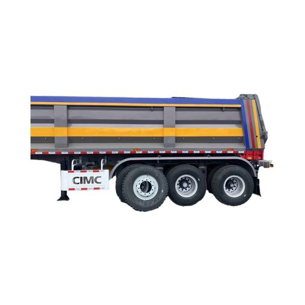 Buy CIMC Second hand New Design Tipper Dump Semi-Trailer at wholesale prices