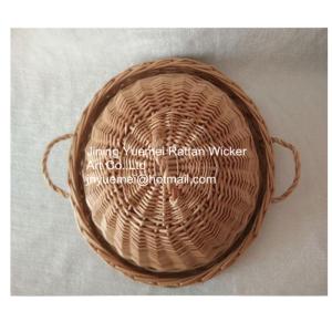 2016 wicker tray bread tray handmade harmless customized home use round with