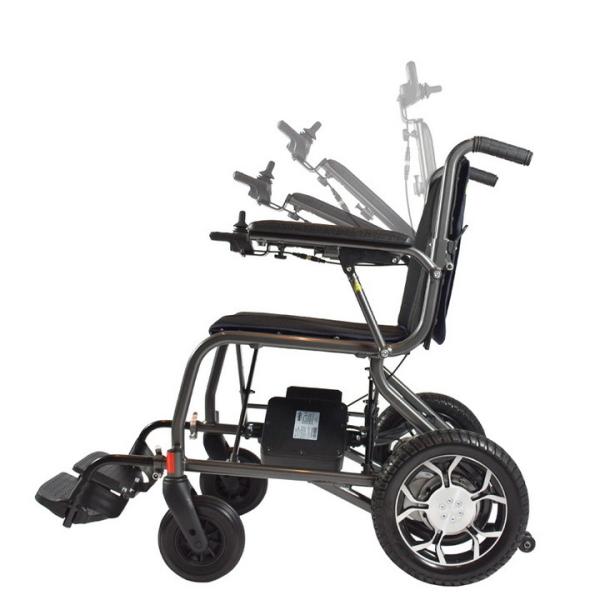 Buy Lithium Battery Lightweight Power Wheelchair Foldable With PU Tire at wholesale prices