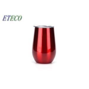 BPA Free Stainless Steel Wine Glasses With Lid Environmentally Friendly