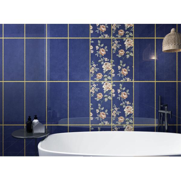 Buy Antibacterial Gold Plated Ceramic Wall Tiles 300x600mm at wholesale prices